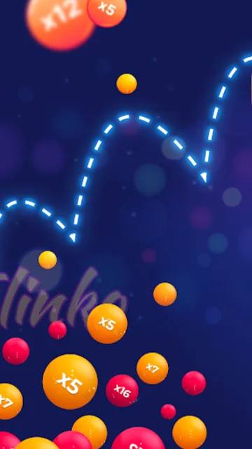 Drop Flinko MOD APK gameplay screenshot showing the ball drop board