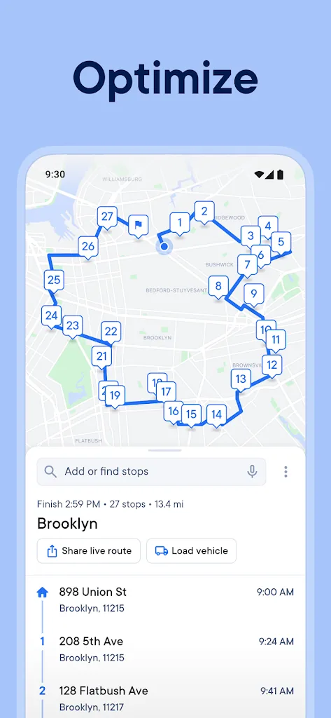 Circuit Route Planner MOD APK delivery stops and ETAs