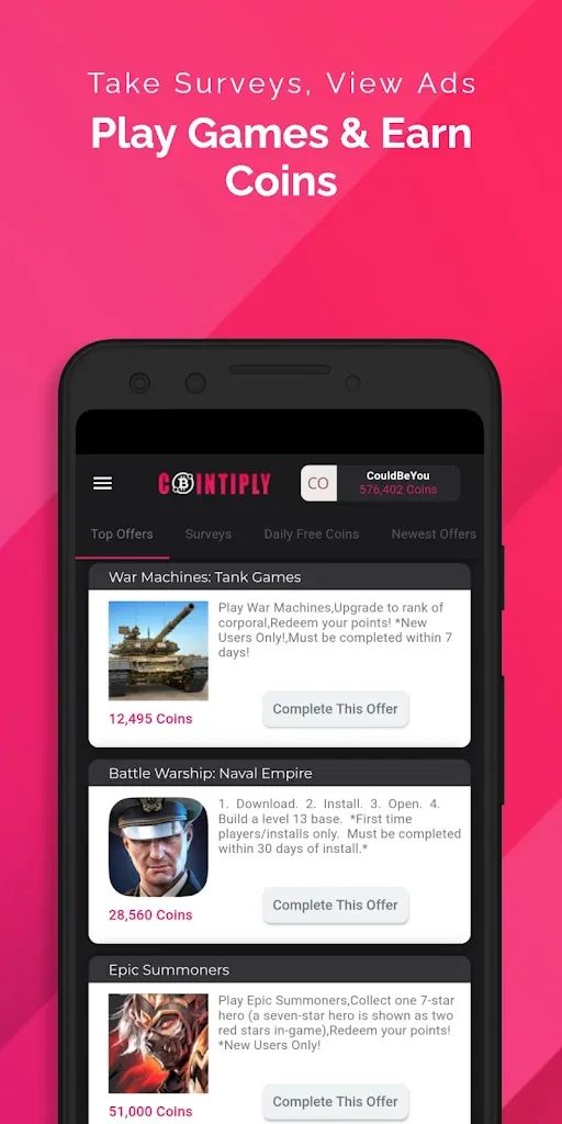 Cointiply MOD APK earning methods and rewards