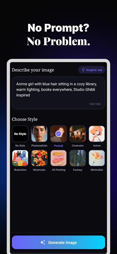 Stable Diffusion AI MOD APK app interface showing AI image generation options